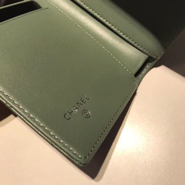 샤넬지갑 양가죽 은장 15CM AS87099