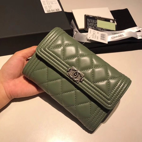 샤넬지갑 양가죽 은장 15CM AS87099