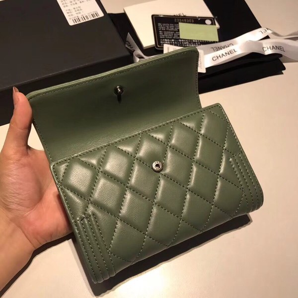 샤넬지갑 양가죽 은장 15CM AS87099