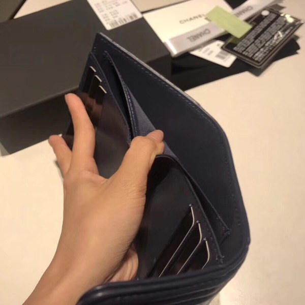 샤넬지갑 양가죽  은장 11CM AS87555