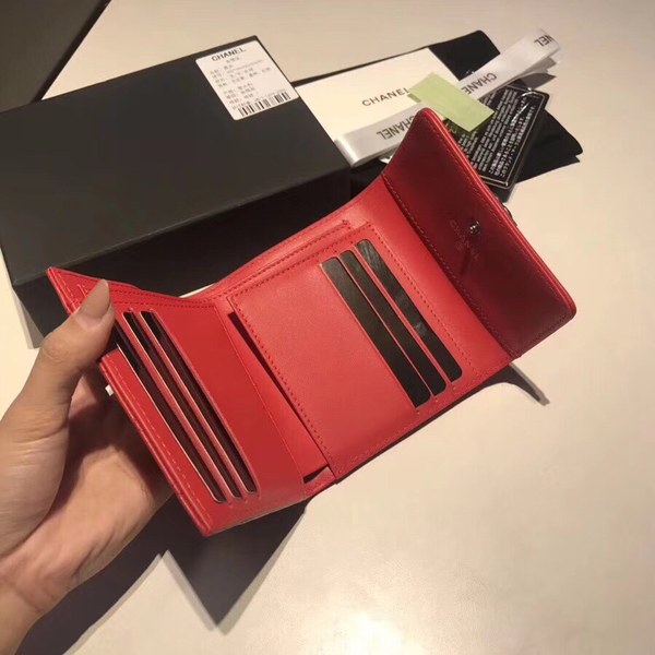 샤넬지갑 양가죽  은장 11CM AS87555