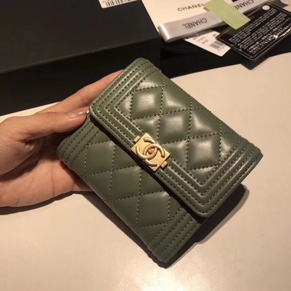 샤넬지갑 양가죽  금장 11CM AS87555