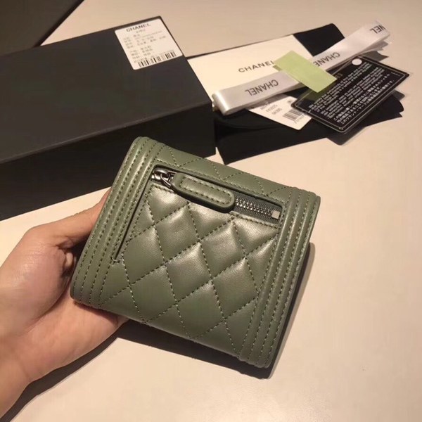 샤넬지갑 양가죽  은장 11CM AS87555