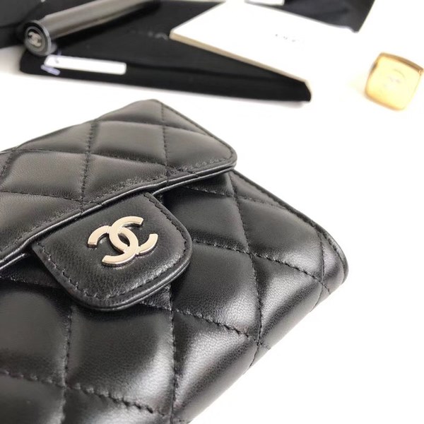 샤넬 지갑 램스킨 은장 AS-5099