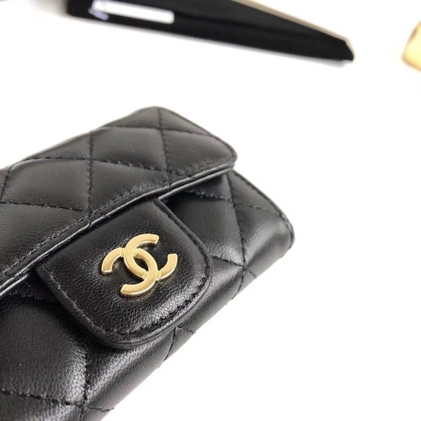 샤넬 카드지갑 램스킨 금장 A80799