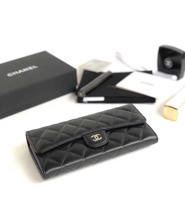 샤넬 장지갑 은장 AS5009