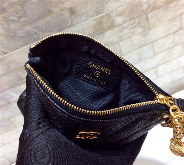 샤넬 케비어 금장 동전지갑 AS1010-1