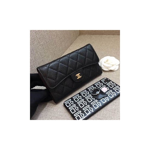Chanel 샤넬 캐비어 장지갑 c661