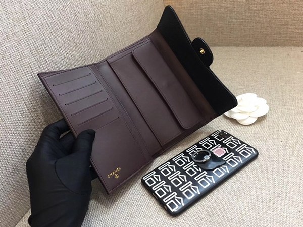 Chanel 샤넬 캐비어 장지갑 c661