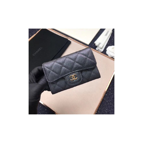 Chanel 샤넬 캐비어 플랩 카드지갑 4컬러