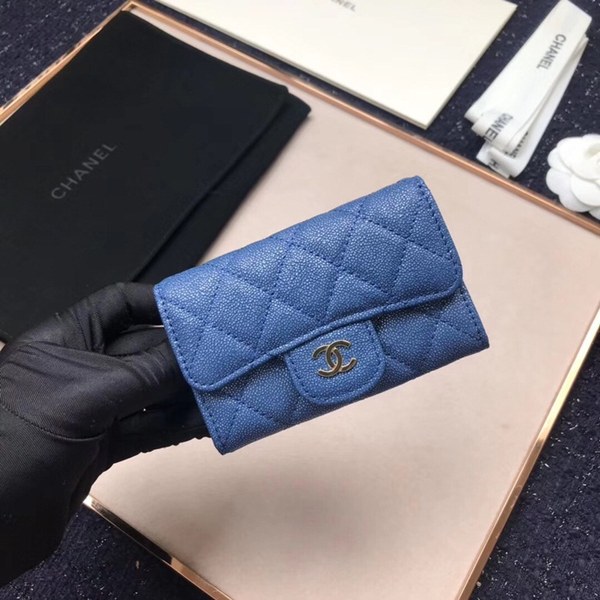 Chanel 샤넬 캐비어 플랩 카드지갑 4컬러