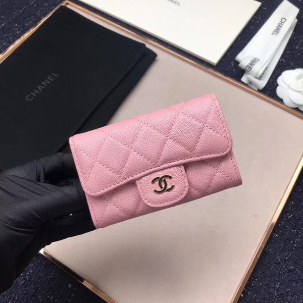 Chanel 샤넬 캐비어 플랩 카드지갑 4컬러