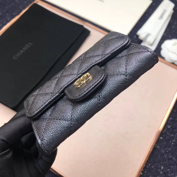 Chanel 샤넬 캐비어 플랩 카드지갑 4컬러
