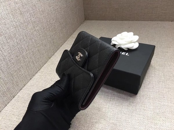 샤넬 캐비어 반지갑 c662