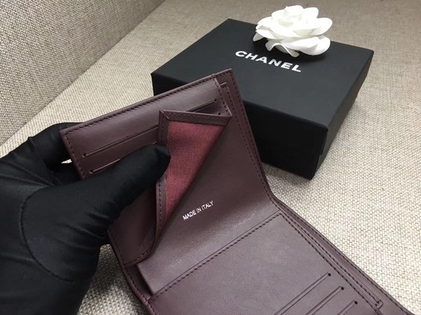 샤넬 캐비어 반지갑 c662