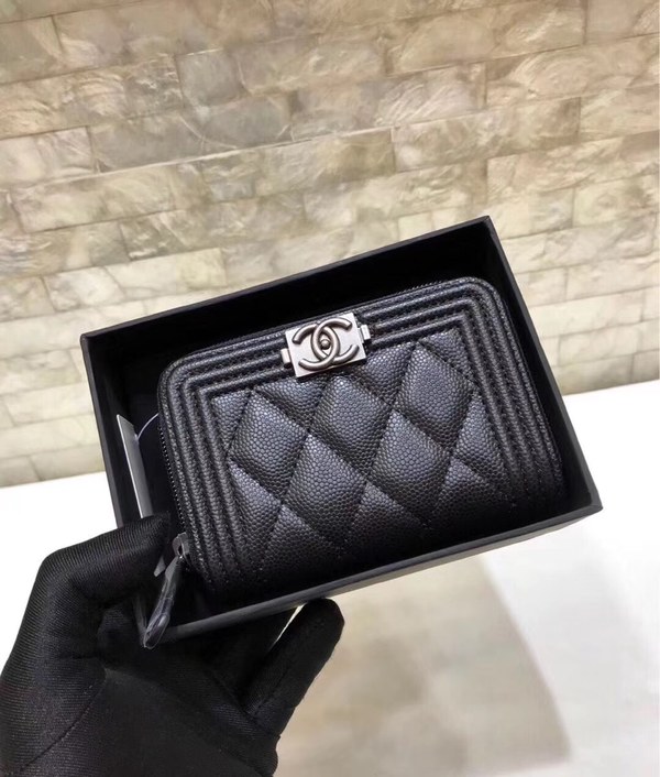 샤넬 카드지갑&동전지갑 은장 10CM AS60026