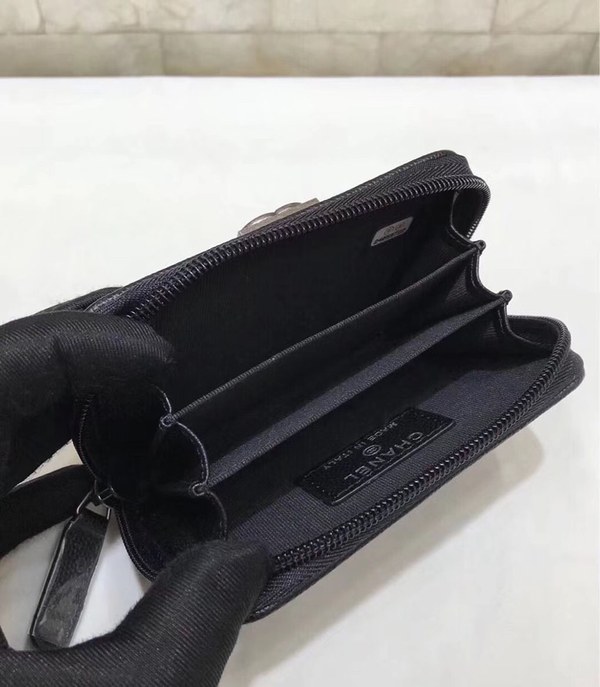 샤넬 카드지갑&동전지갑 은장 10CM AS60026