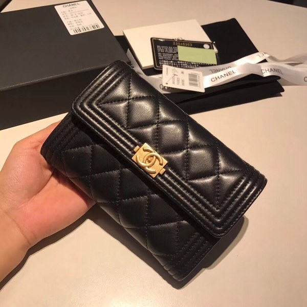샤넬지갑 양가죽 금장 15CM AS87099