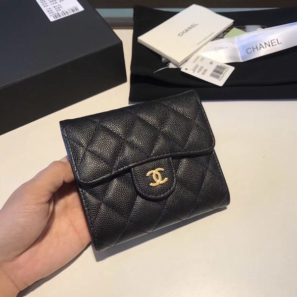 샤넬 캐비어 반지갑 11CM AS401052