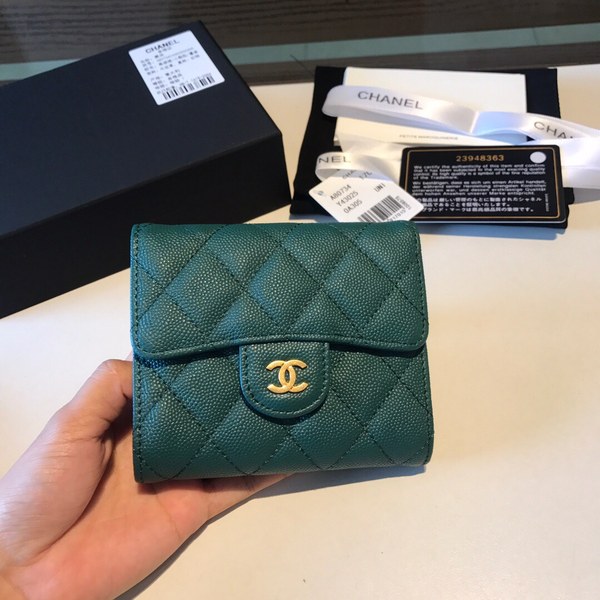 샤넬 캐비어 반지갑 11CM AS401052