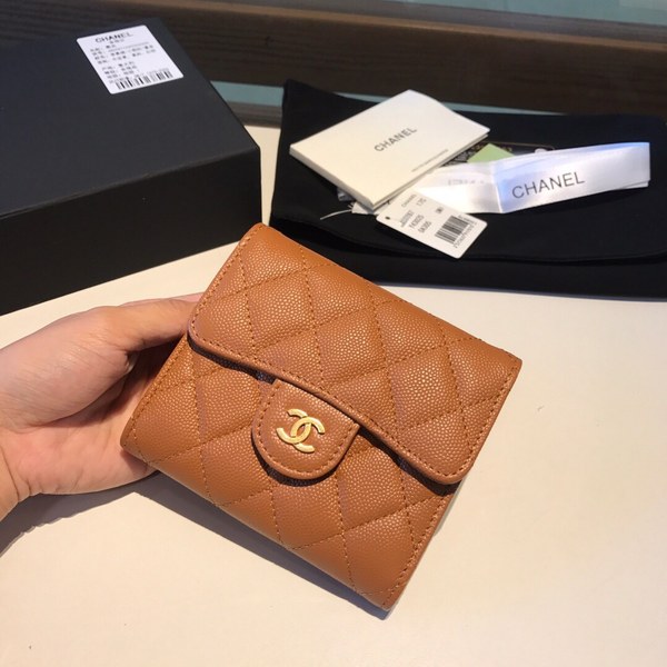 샤넬 캐비어 반지갑 11CM AS401052