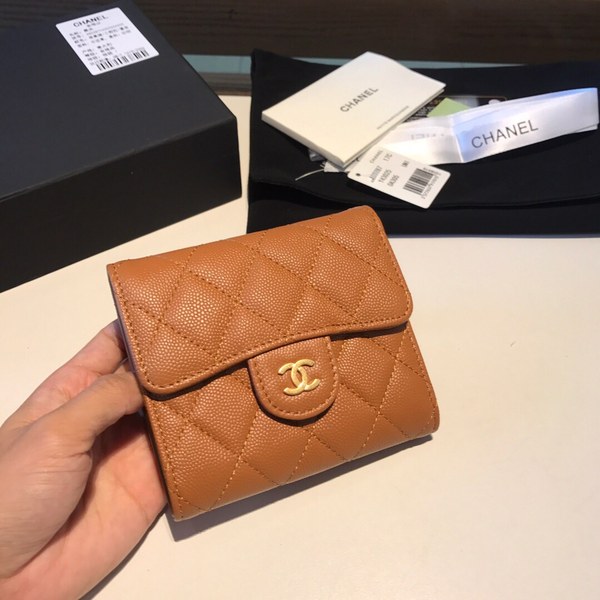 샤넬 캐비어 반지갑 11CM AS401052