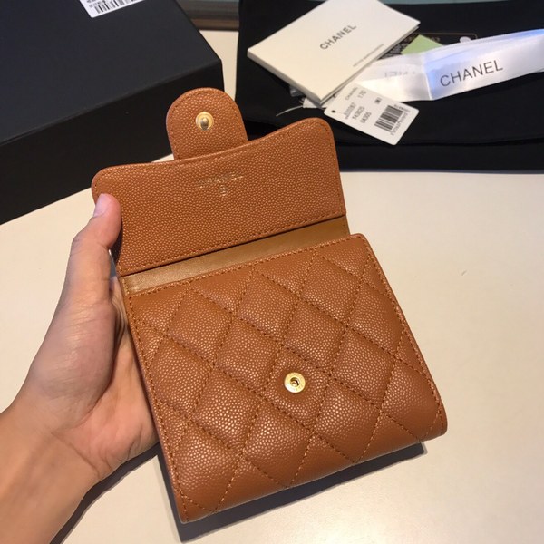 샤넬 캐비어 반지갑 11CM AS401052