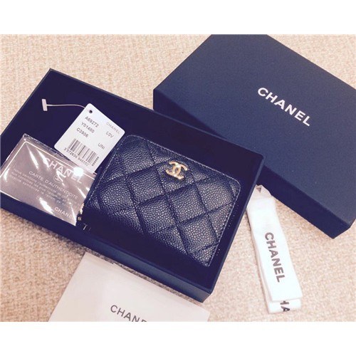 샤넬 캐비어 카드지갑 신상 AS36522