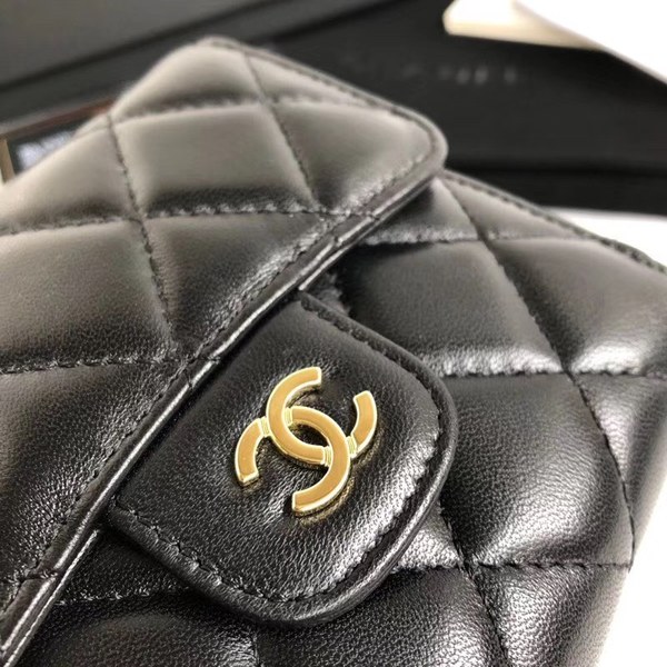 샤넬 지갑 램스킨 금장 AS5060