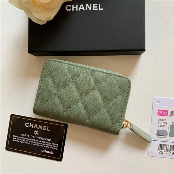 chanel 샤넬 케비어 카드지갑 C15100-7