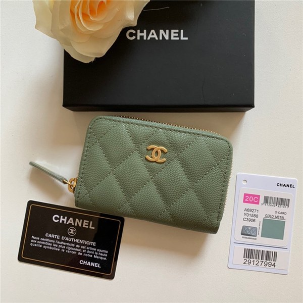 chanel 샤넬 케비어 카드지갑 C15100-7