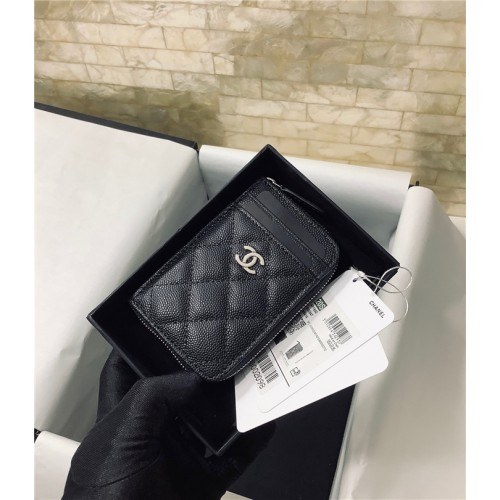 chanel 샤넬 케비어 카드지갑 AS2106