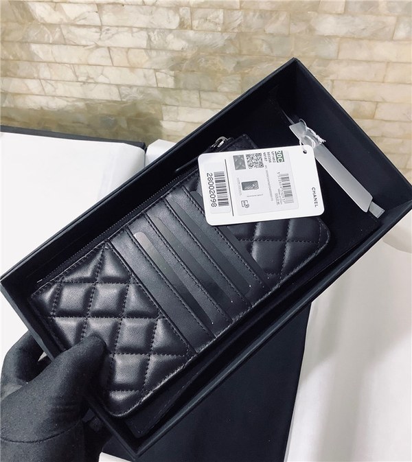 chanel 샤넬 램스킨 카드&폰케이스 AS15410-4