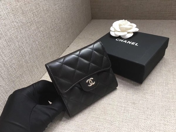 Chanel 샤넬 램스킨 반지갑 c662