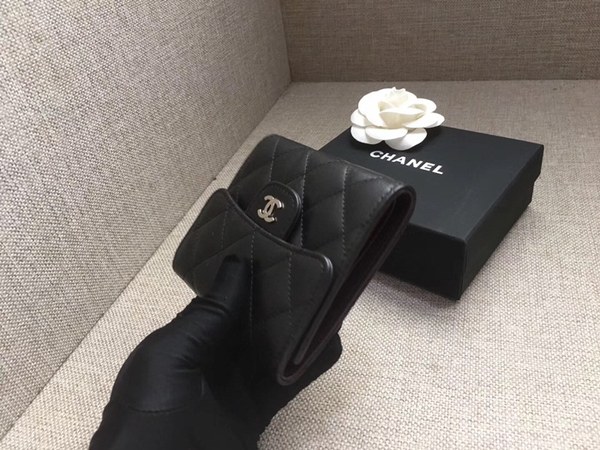 Chanel 샤넬 램스킨 반지갑 c662