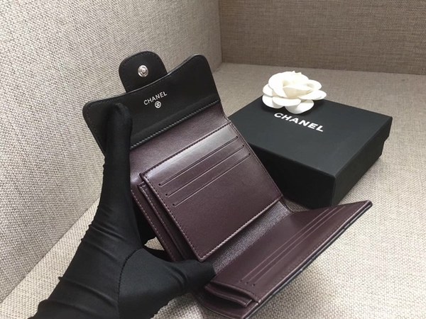 Chanel 샤넬 램스킨 반지갑 c662