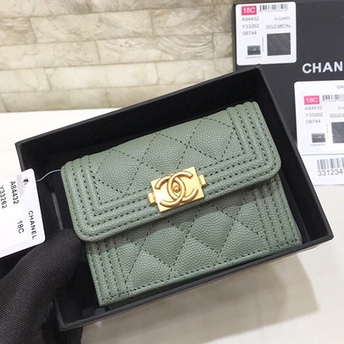 Chanel 샤넬 미니보이 3단지갑 C84432-4