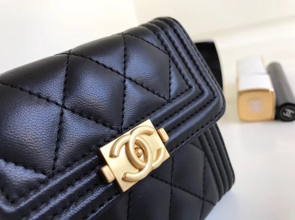 Chanel 샤넬 LEBOY 지갑 램스킨 금장 AS5088