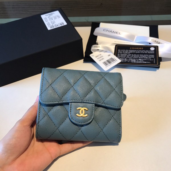 샤넬 캐비어 반지갑 11CM AS401052