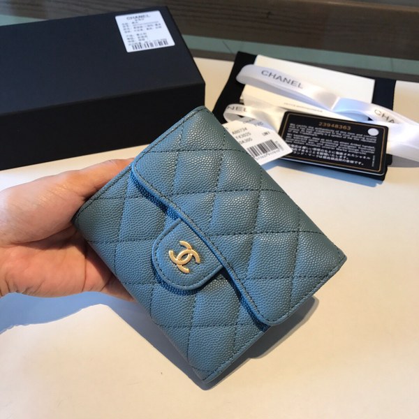 샤넬 캐비어 반지갑 11CM AS401052