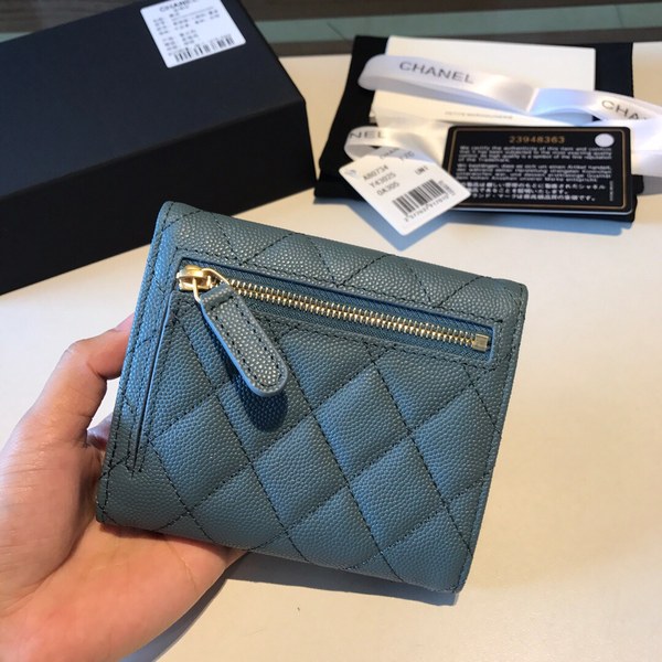 샤넬 캐비어 반지갑 11CM AS401052