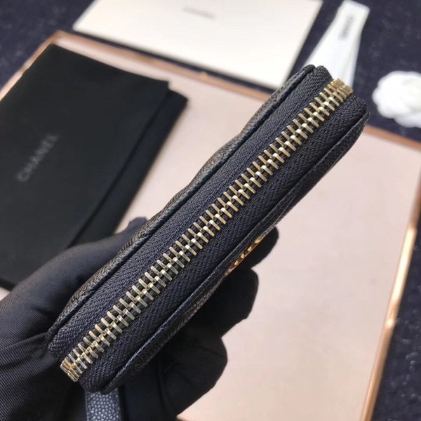 (미러급) 샤넬 캐비어 쉐브론 카드지갑