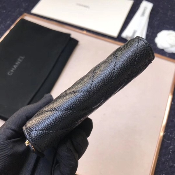 (미러급) 샤넬 캐비어 쉐브론 카드지갑