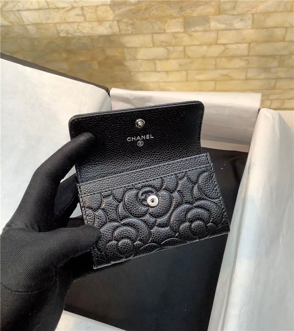 Chanel 샤넬 까멜리아플랩 카드 지갑 C81937