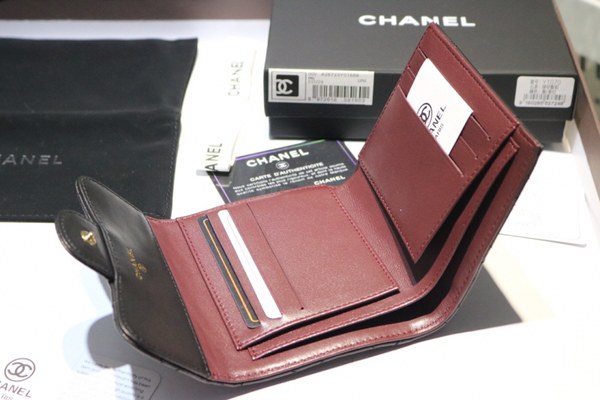 Chanel 2020 여성용 램스킨 클래식 지갑