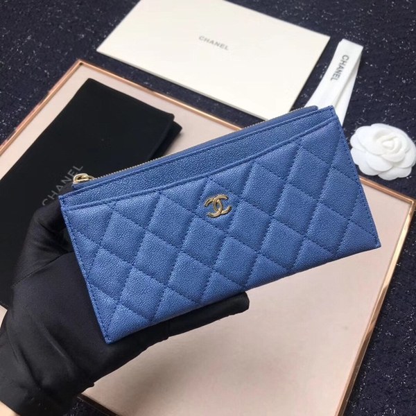 Chanel 샤넬 캐비어 지퍼장지갑 19510