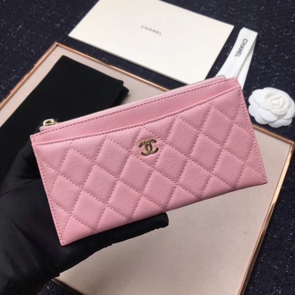 Chanel 샤넬 캐비어 지퍼장지갑 19510