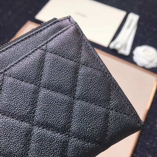 Chanel 샤넬 캐비어 지퍼장지갑 19510