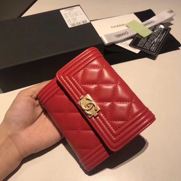 샤넬지갑 양가죽  금장 11CM AS87555