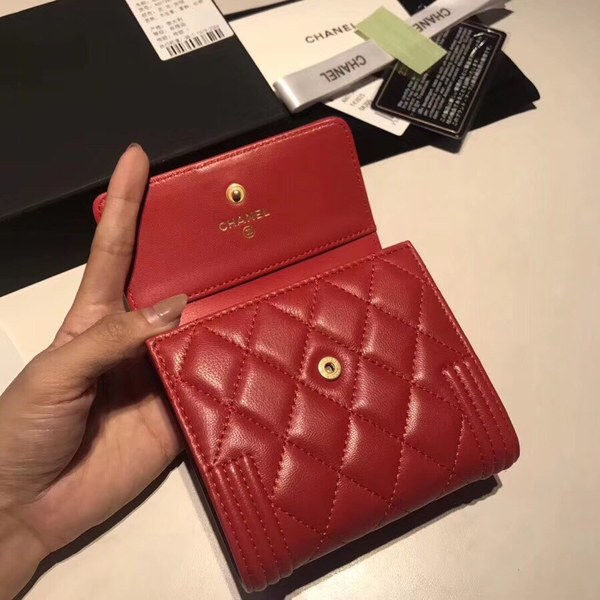 샤넬지갑 양가죽  금장 11CM AS87555